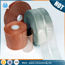 Plain twill weave 100 mesh tinned copper wire mesh for filter element